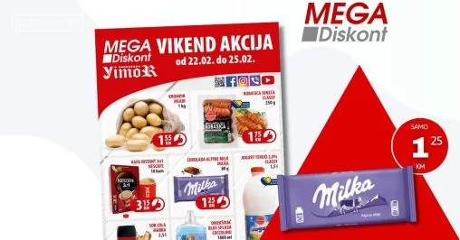 Mega Diskont vikend akcija 22-25.2.2024.