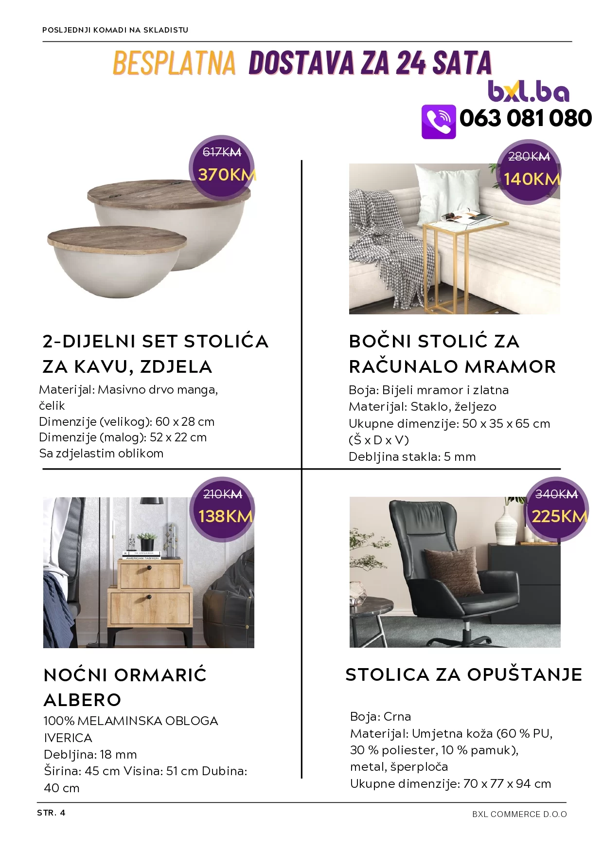 BXL Katalog ⇢ SVE ZA VAŠ DOM SEZONSKO SNIŽENJE