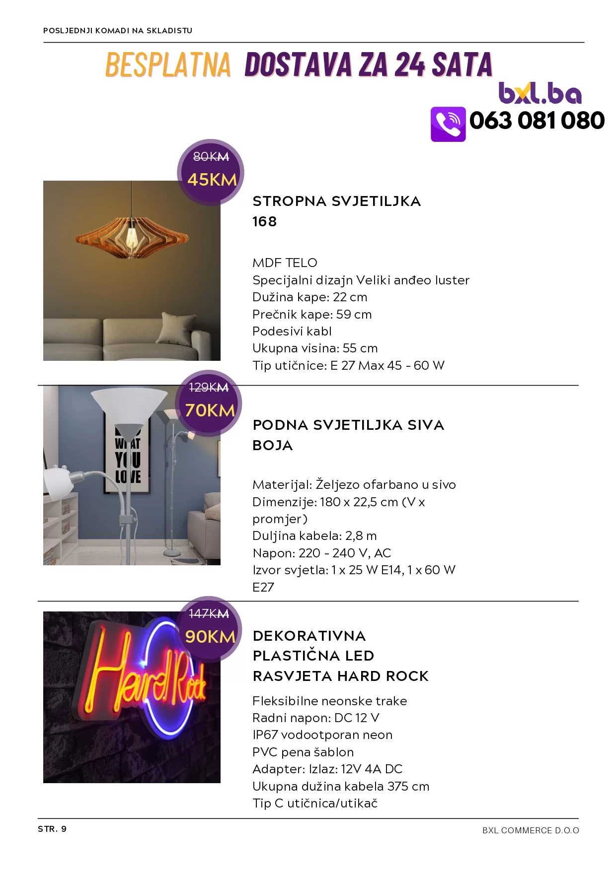 BXL Katalog ⇢ SVE ZA VAŠ DOM SEZONSKO SNIŽENJE