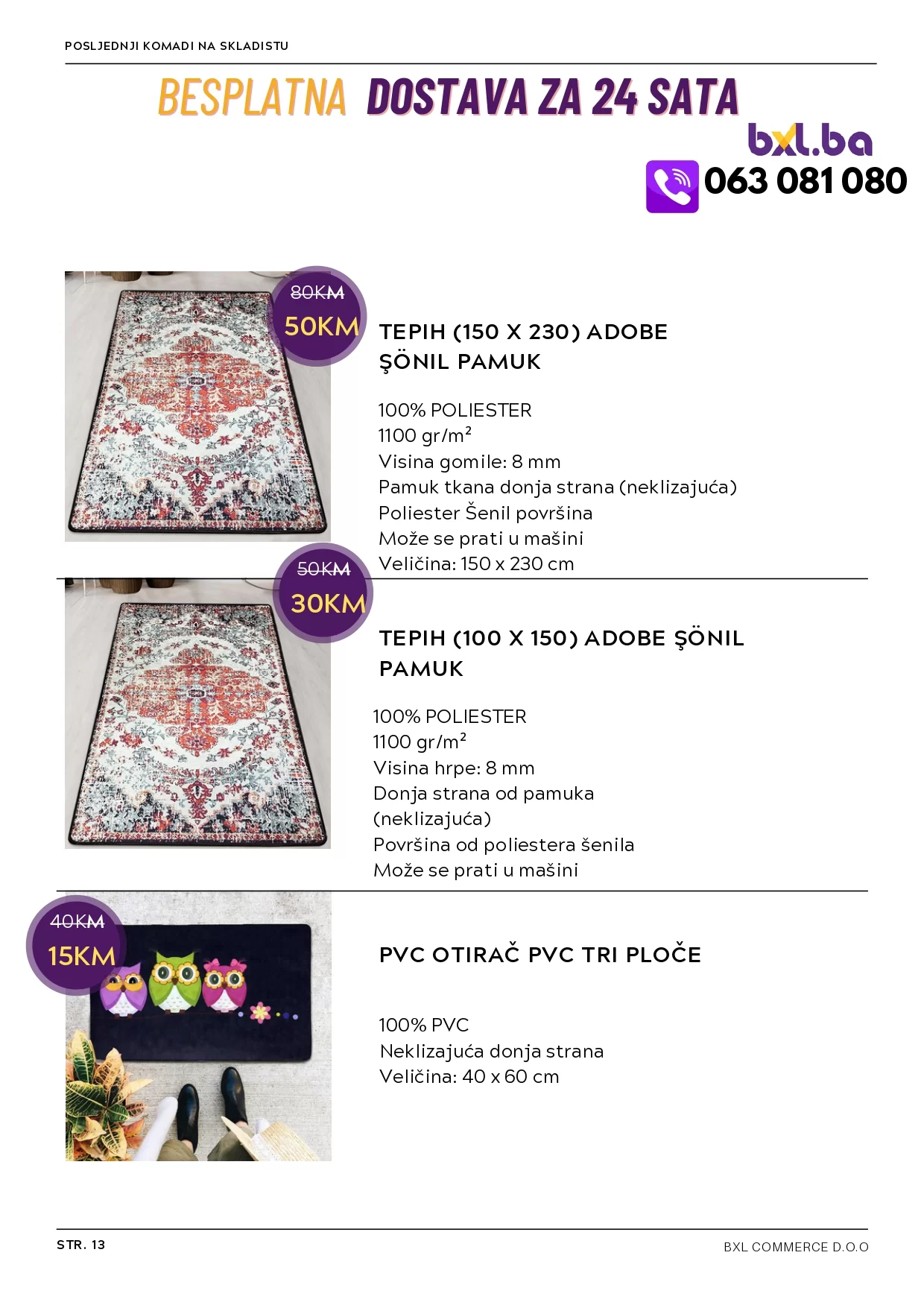 BXL Katalog ⇢ SVE ZA VAŠ DOM SEZONSKO SNIŽENJE