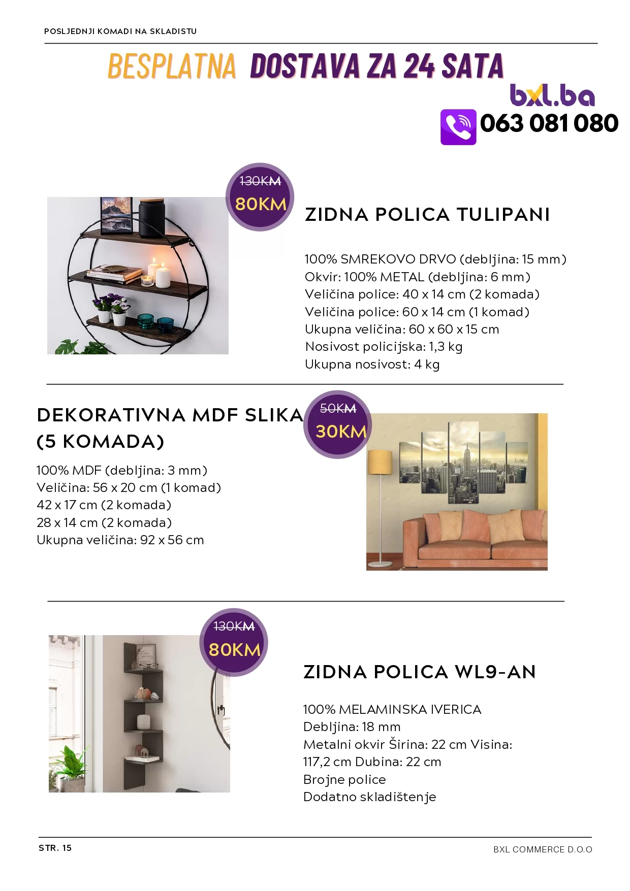 BXL Katalog ⇢ SVE ZA VAŠ DOM SEZONSKO SNIŽENJE