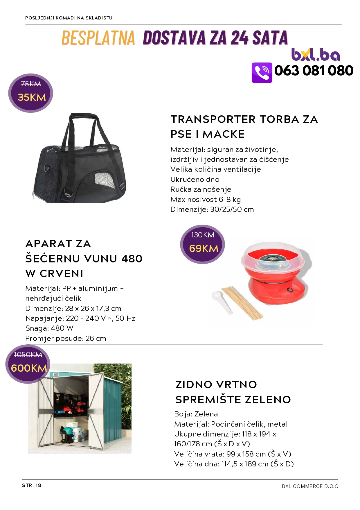 BXL Katalog ⇢ SVE ZA VAŠ DOM SEZONSKO SNIŽENJE