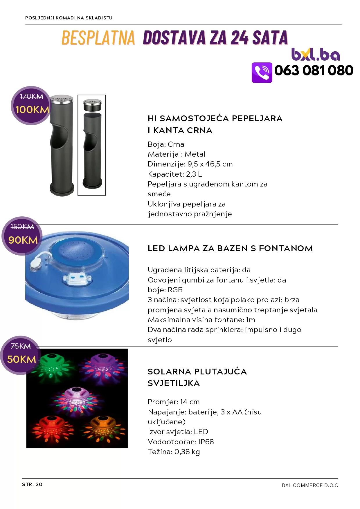 BXL Katalog ⇢ SVE ZA VAŠ DOM SEZONSKO SNIŽENJE