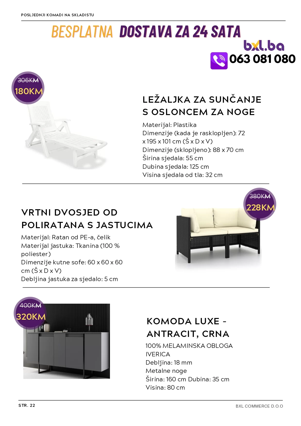 BXL Katalog ⇢ SVE ZA VAŠ DOM SEZONSKO SNIŽENJE