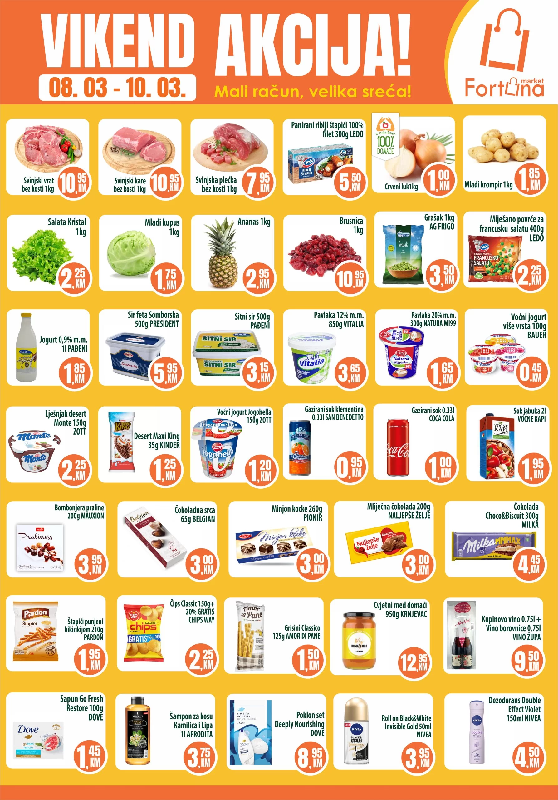 Fortuna vikend akcija 8-10.3.2024.