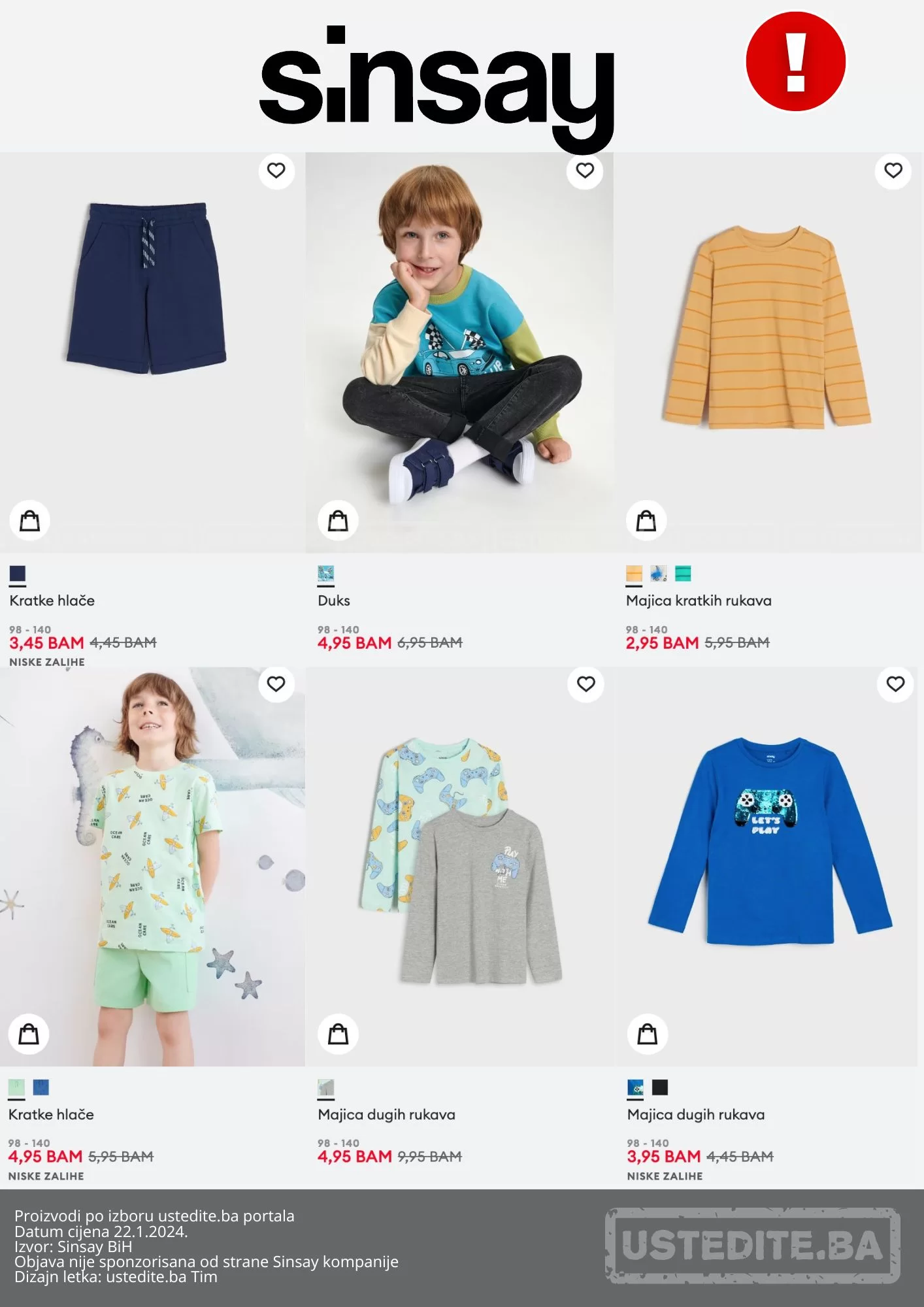 Sinsay međusezonsko sniženje