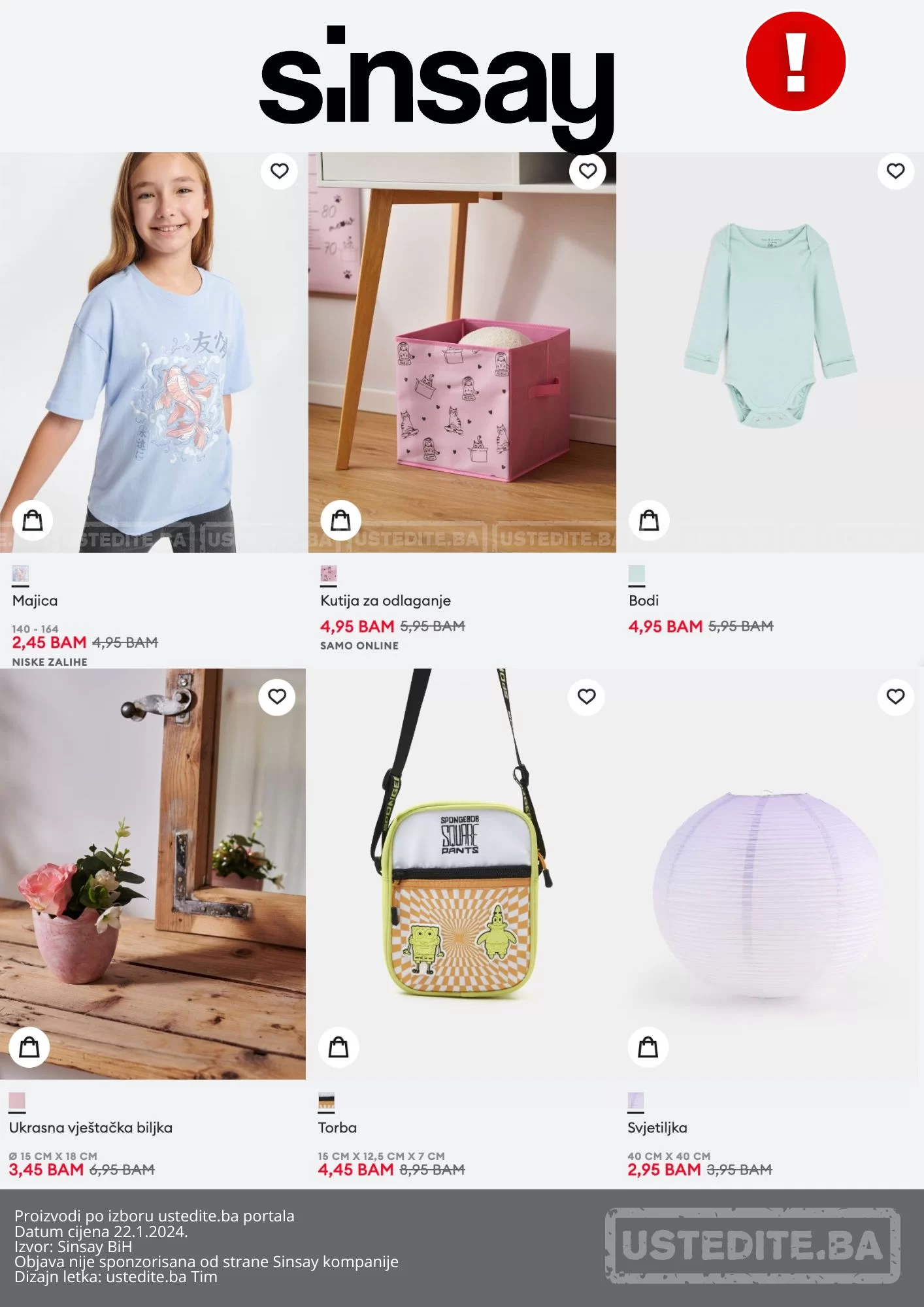 Sinsay međusezonsko sniženje