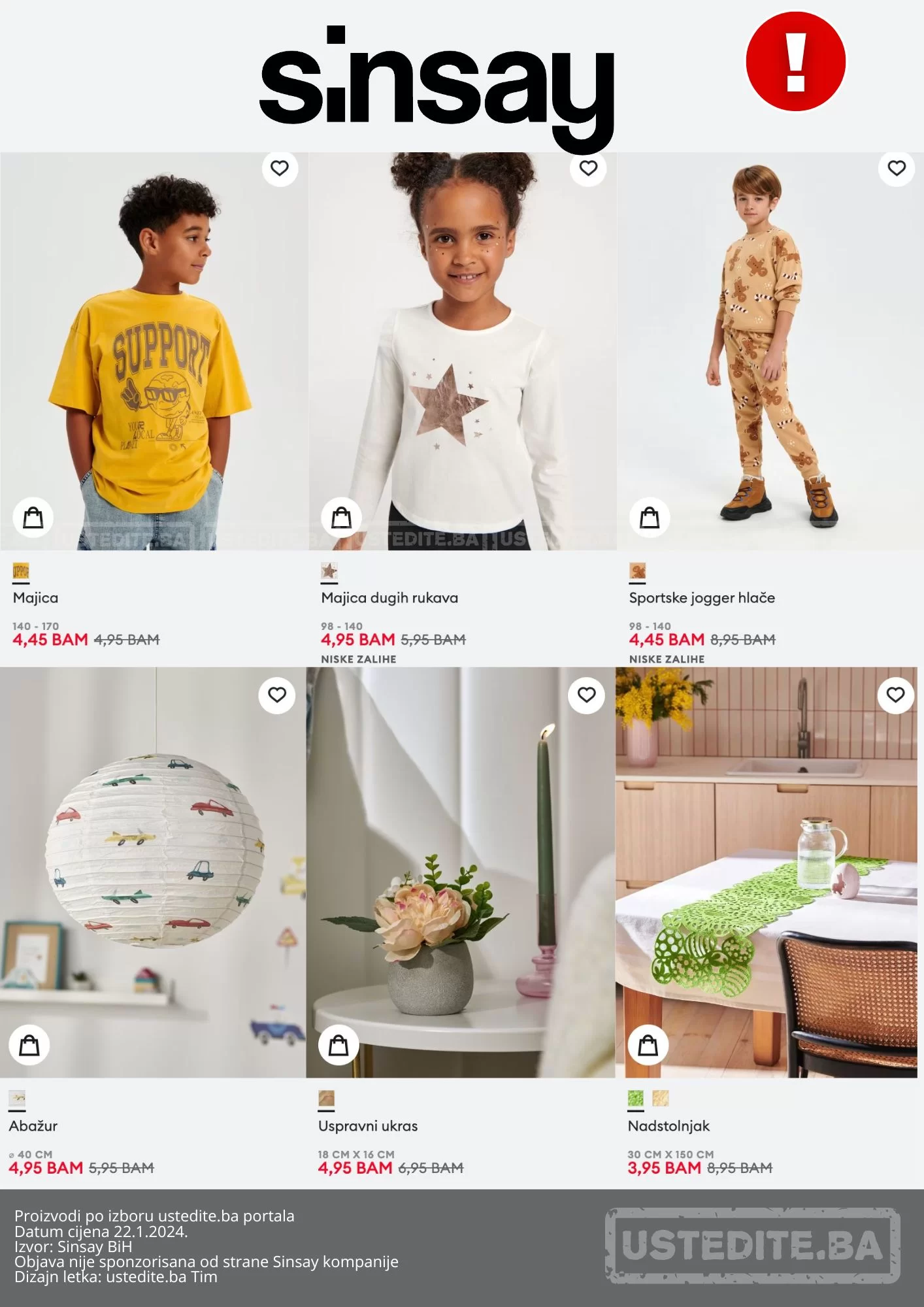 Sinsay međusezonsko sniženje