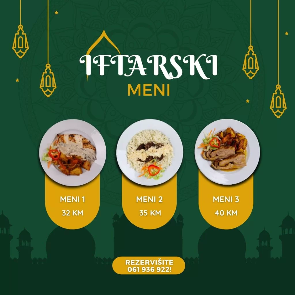 Sunnyland IFTARSKI MENI 2024. Sarajevo📍