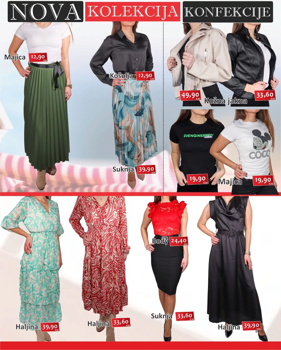 Izbor trgovine NOVA KOLEKCIJA ODJEĆE