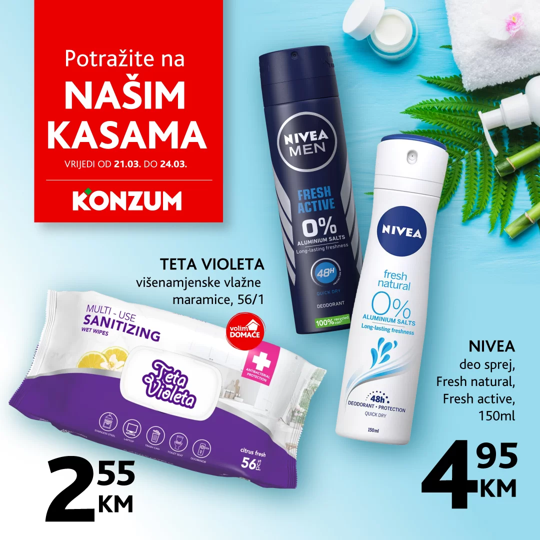 Konzum AKCIJA NA KASAMA 21-24.3.2024. 