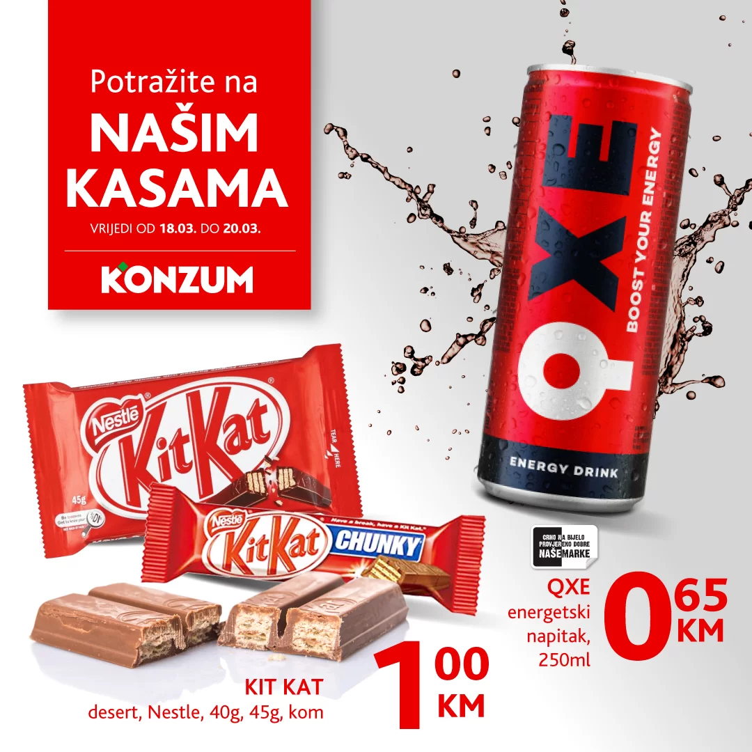 Konzum akcija na kasama