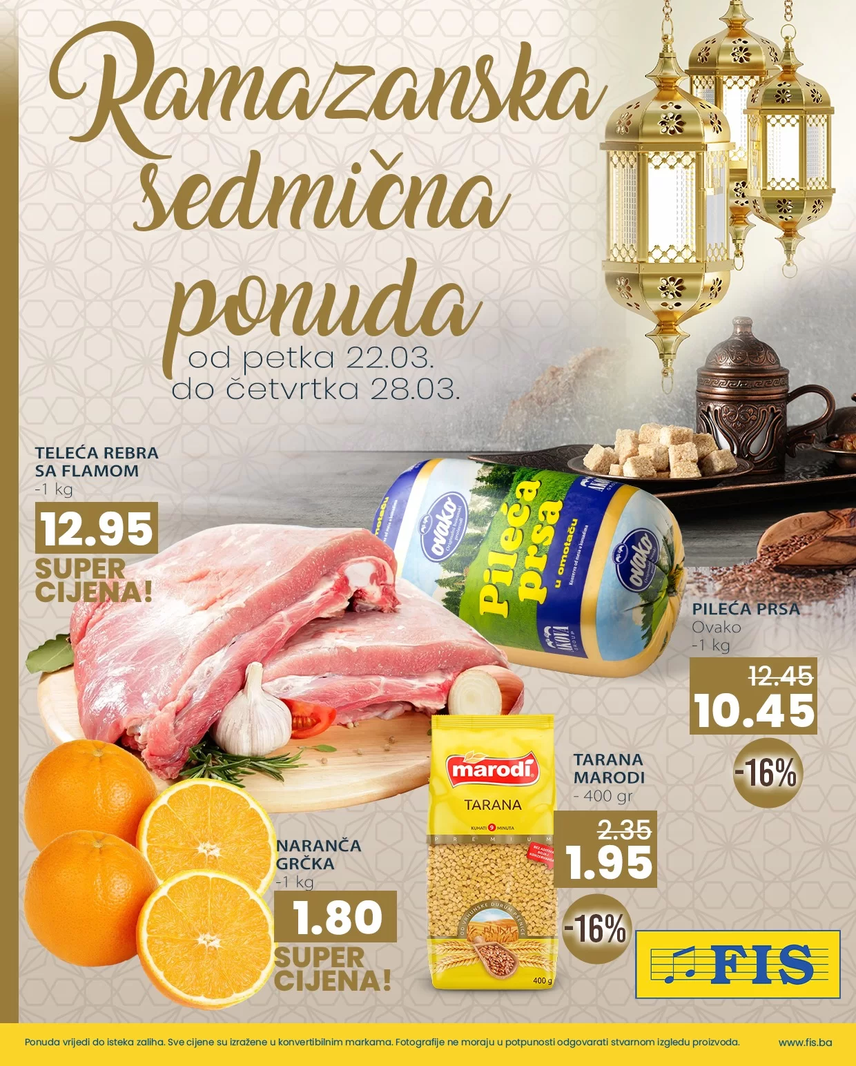 Fis RAMAZANSKA AKCIJA 22-28.3.2024.