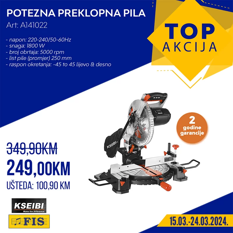 Fis TOP AKCIJA za TOP ARTIKLE 15-24.3.2024.