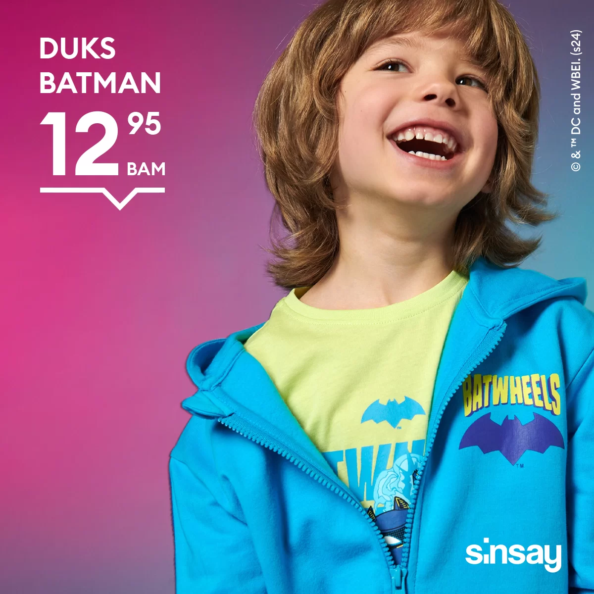 Sinsay NOVA KOLEKCIJA inspirisana serijom Batwheels