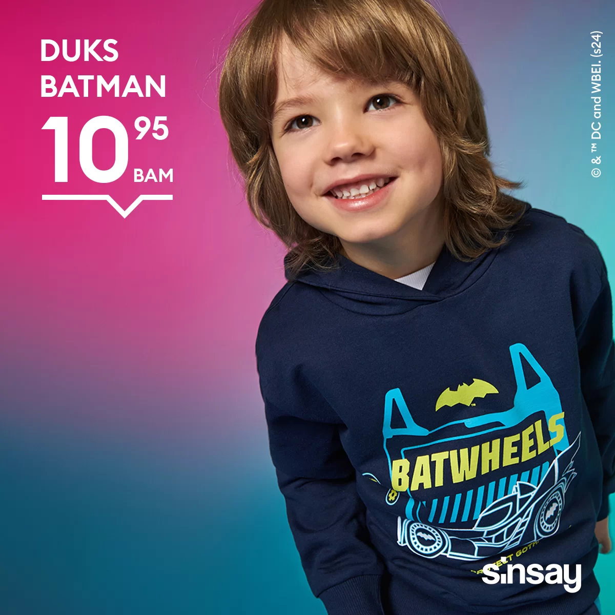 Sinsay NOVA KOLEKCIJA inspirisana serijom Batwheels