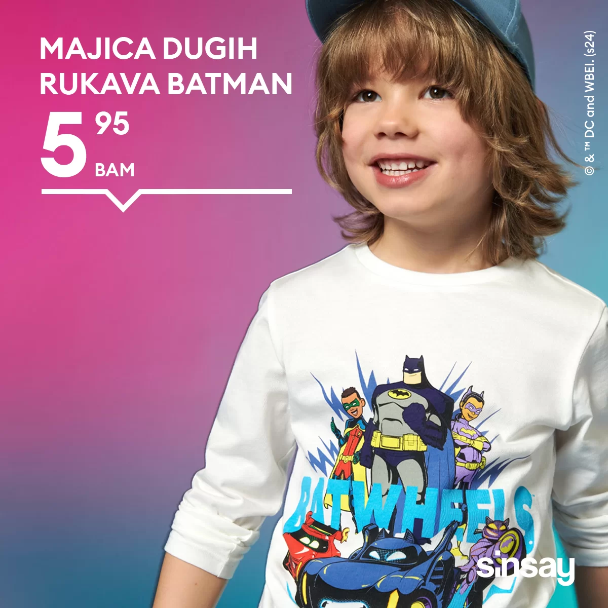 Sinsay NOVA KOLEKCIJA inspirisana serijom Batwheels
