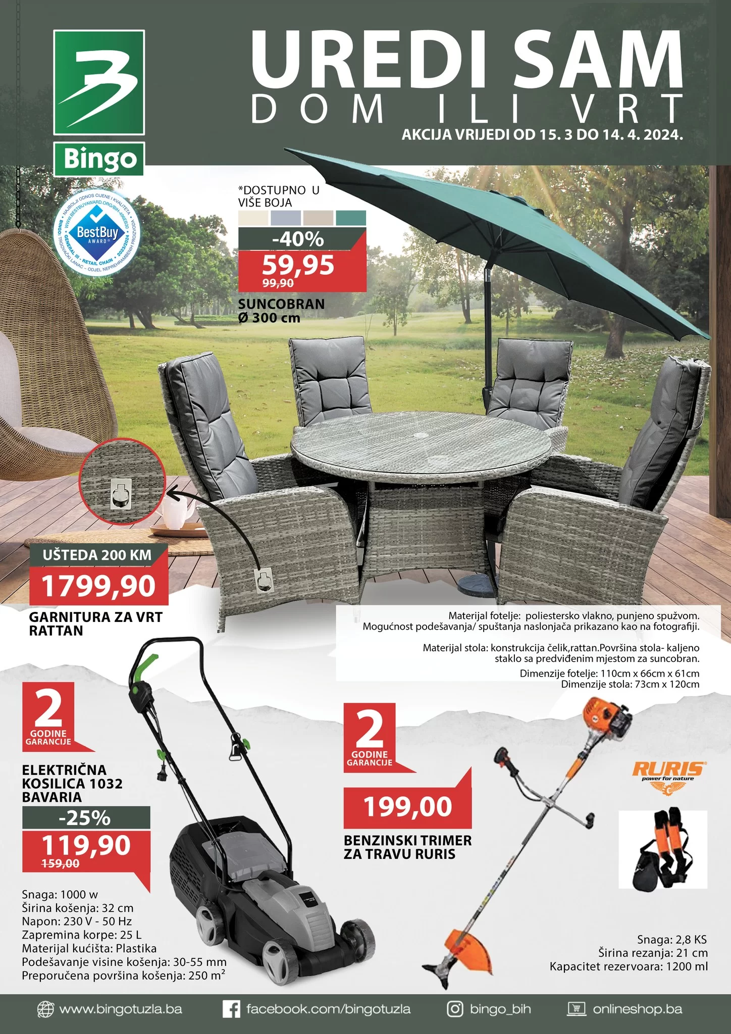 Bingo katalog UREDI SAM DOM ILI VRT 15.3-14.4.2024.