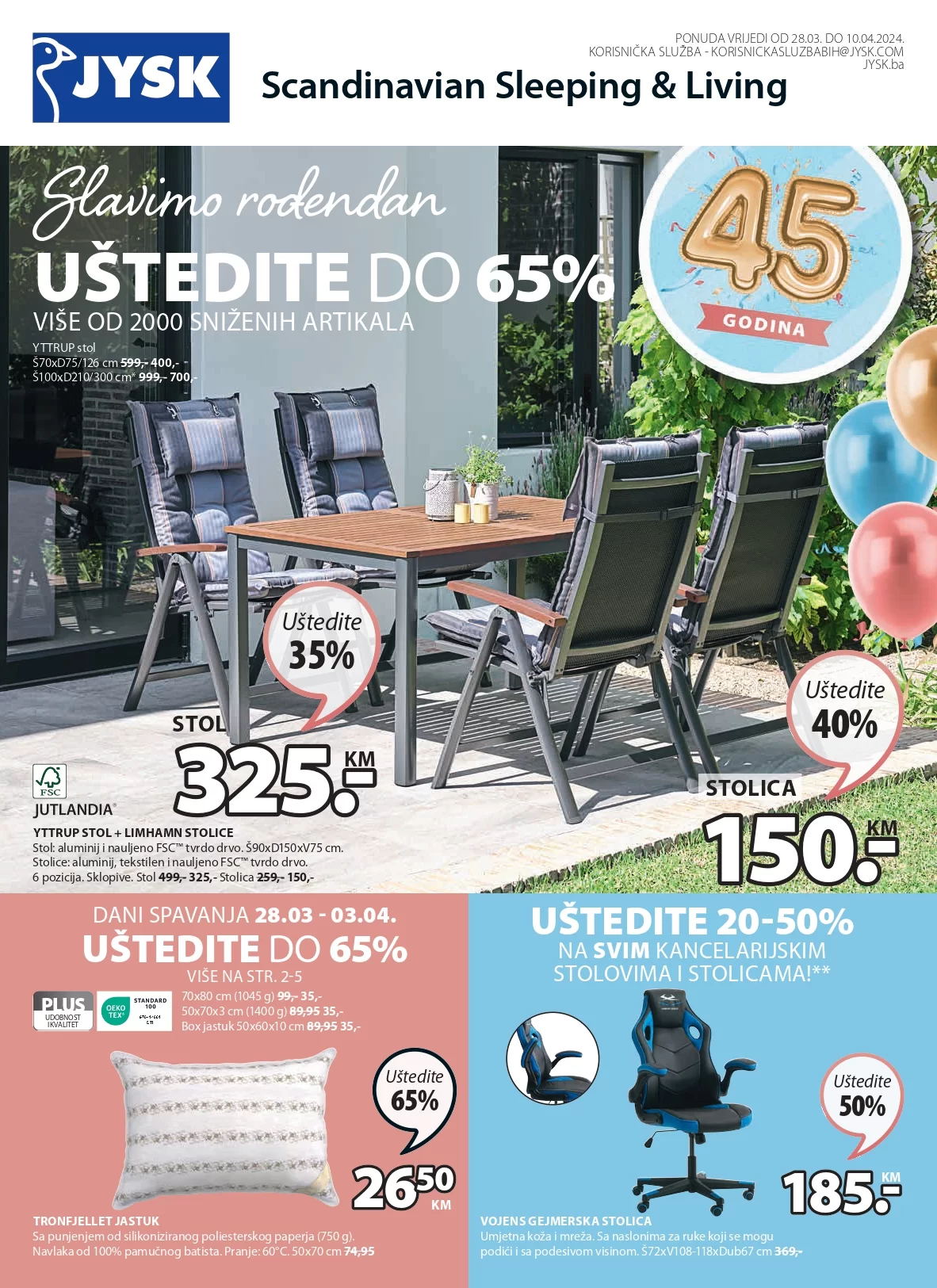 Jysk katalog 28.3-10.4.2024.