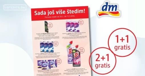 dm SADA JOŠ VIŠE ŠTEDIM