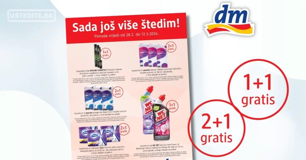 dm SADA JOŠ VIŠE ŠTEDIM