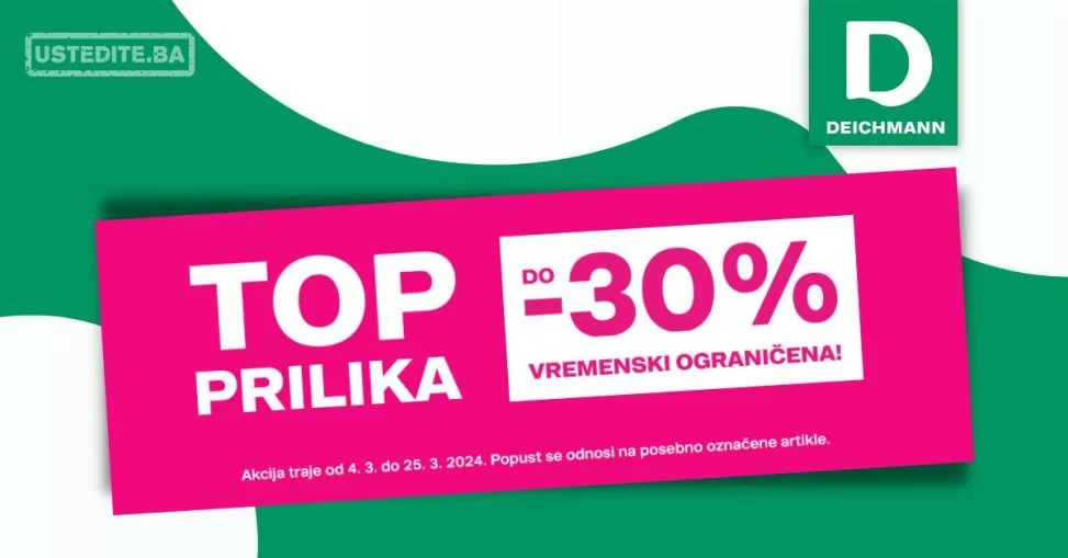 Deichmann TOP AKCIJA do 25.3.2024.