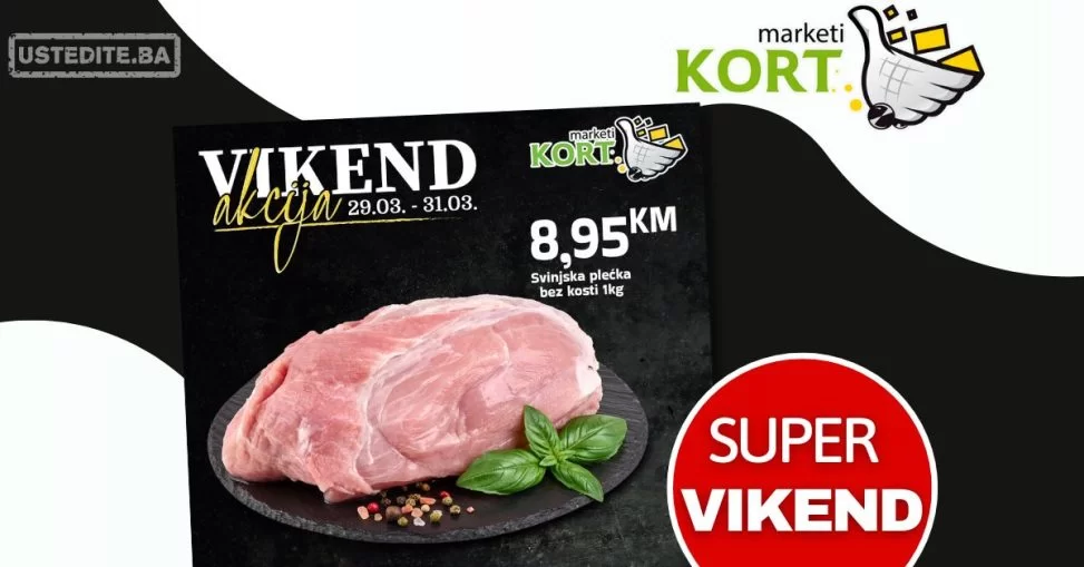 Kort vikend akcija 29-31.3.2024.