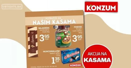 Konzum AKCIJA NA KASAMA
