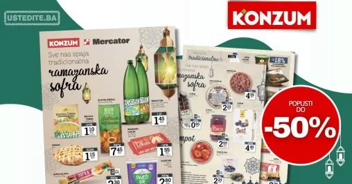 Konzum katalog RAMAZANSKA SOFRA 6.3-10.4.2024.