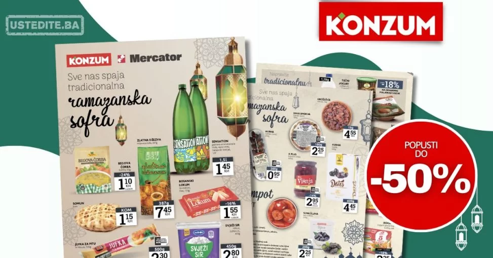 Konzum katalog RAMAZANSKA SOFRA 6.3-10.4.2024.