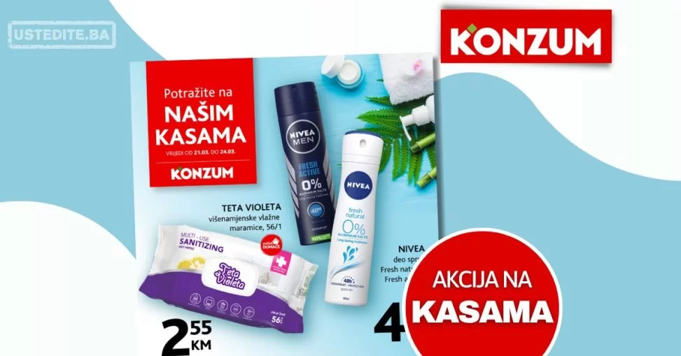 Konzum AKCIJA NA KASAMA 21-24.3.2024.