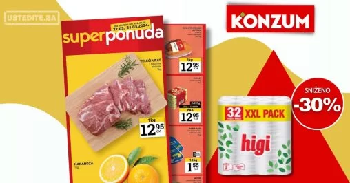 Konzum vikend akcija 27-31.3.2024.
