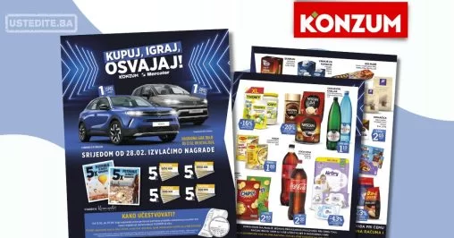 Konzum nagradna igra - ponuda do 7.4.2024.