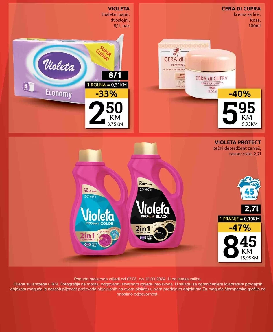 Konzum super vikend 7-10.3.2024.
