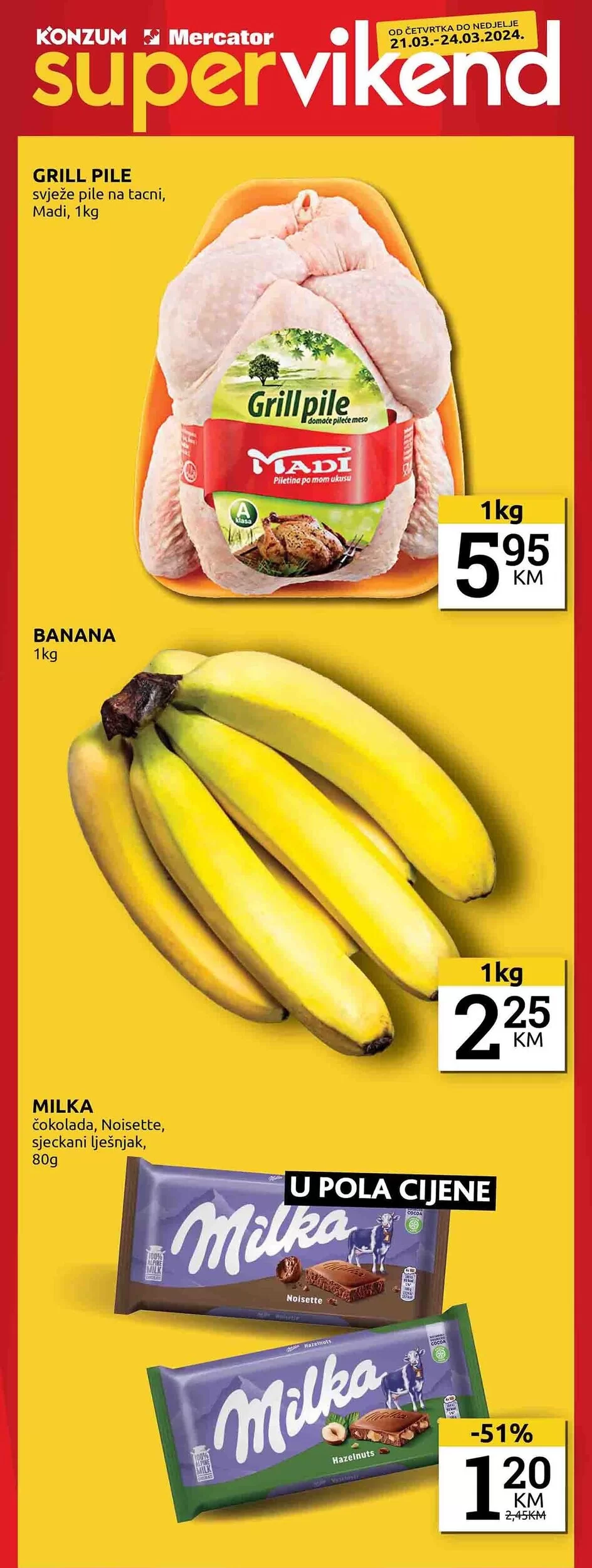 Konzum vikend akcija 21-23.3.2024.