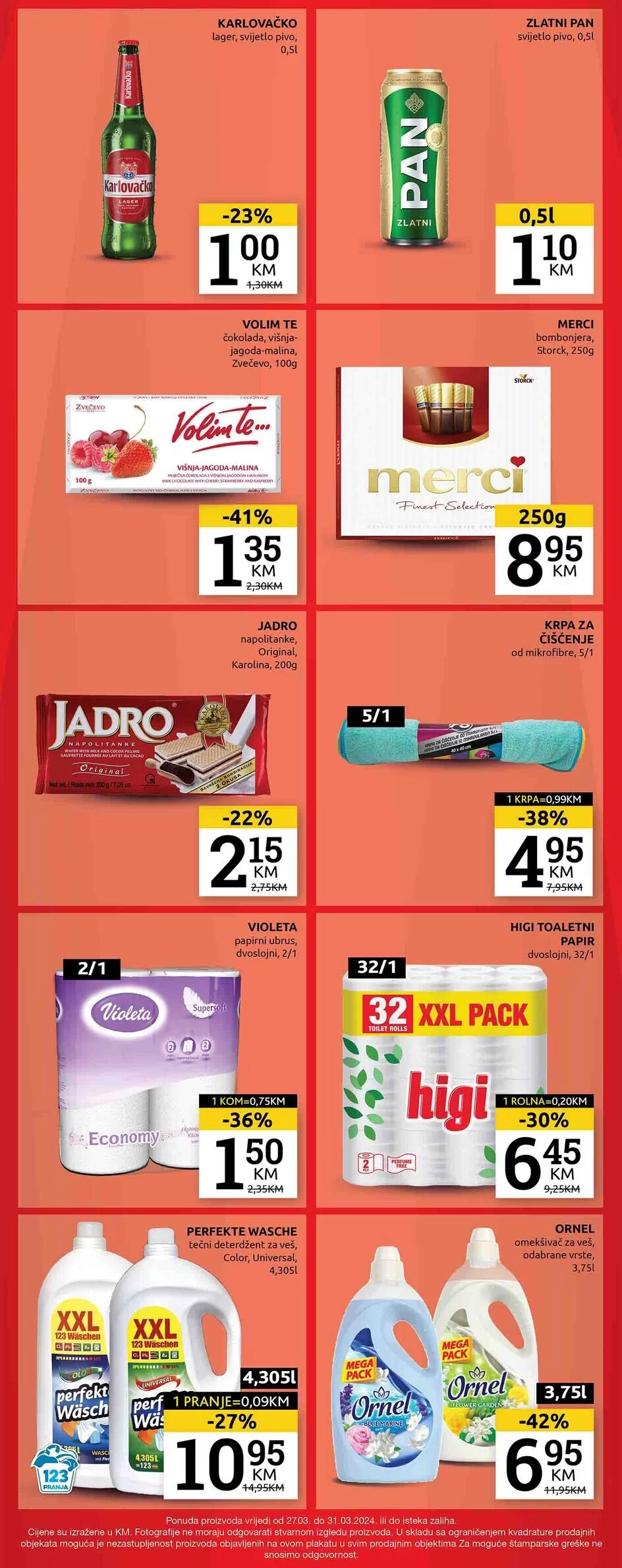 Konzum vikend akcija 27-31.3.2024.