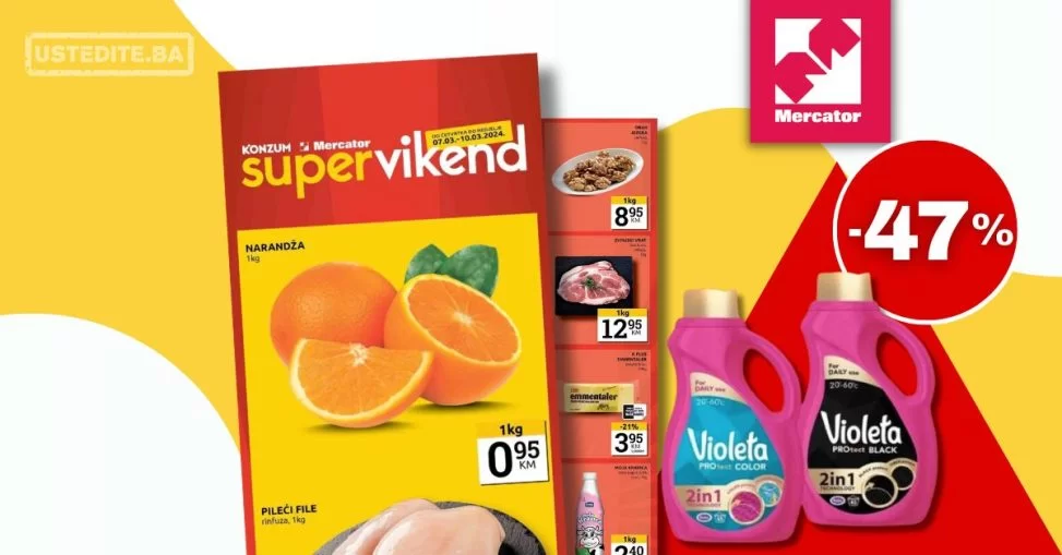 Mercator vikend akcija 7-10.3.2024.