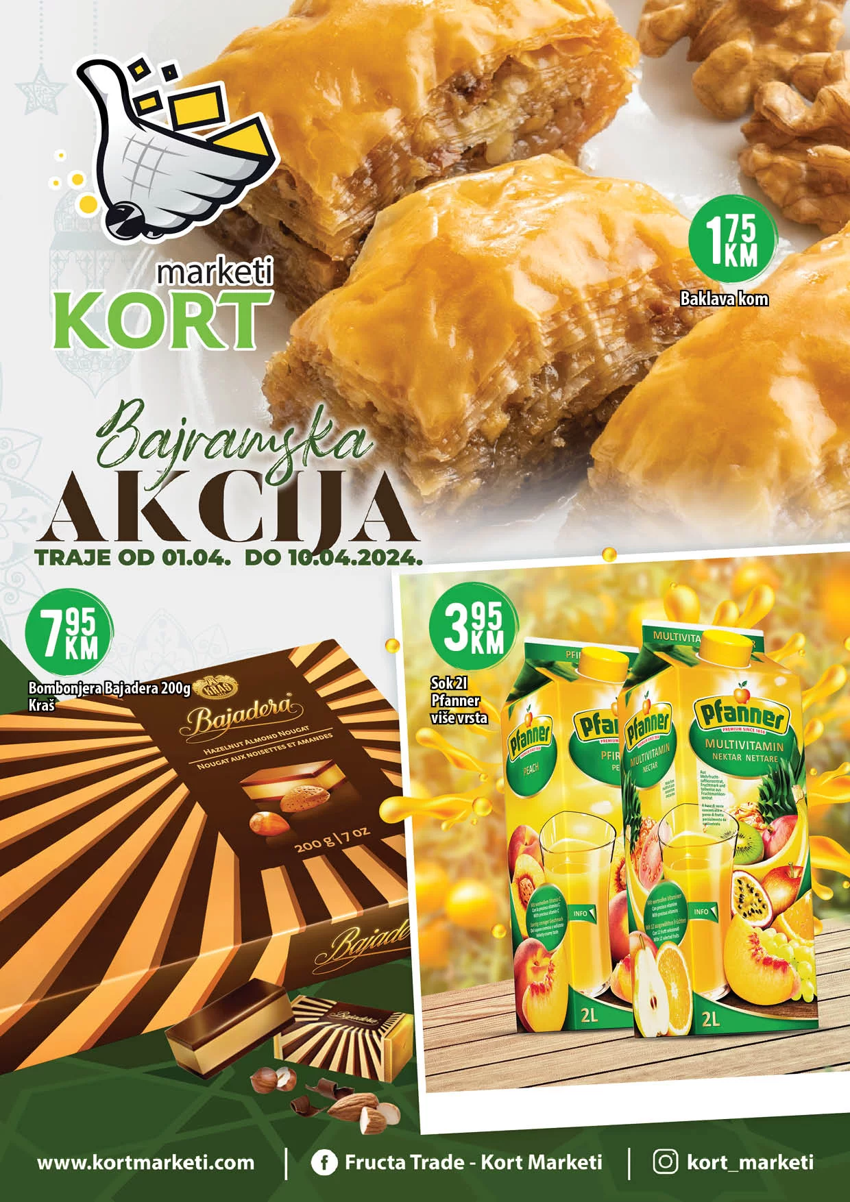 Kort BAJRAMSKA AKCIJA 1-10.4.2024.