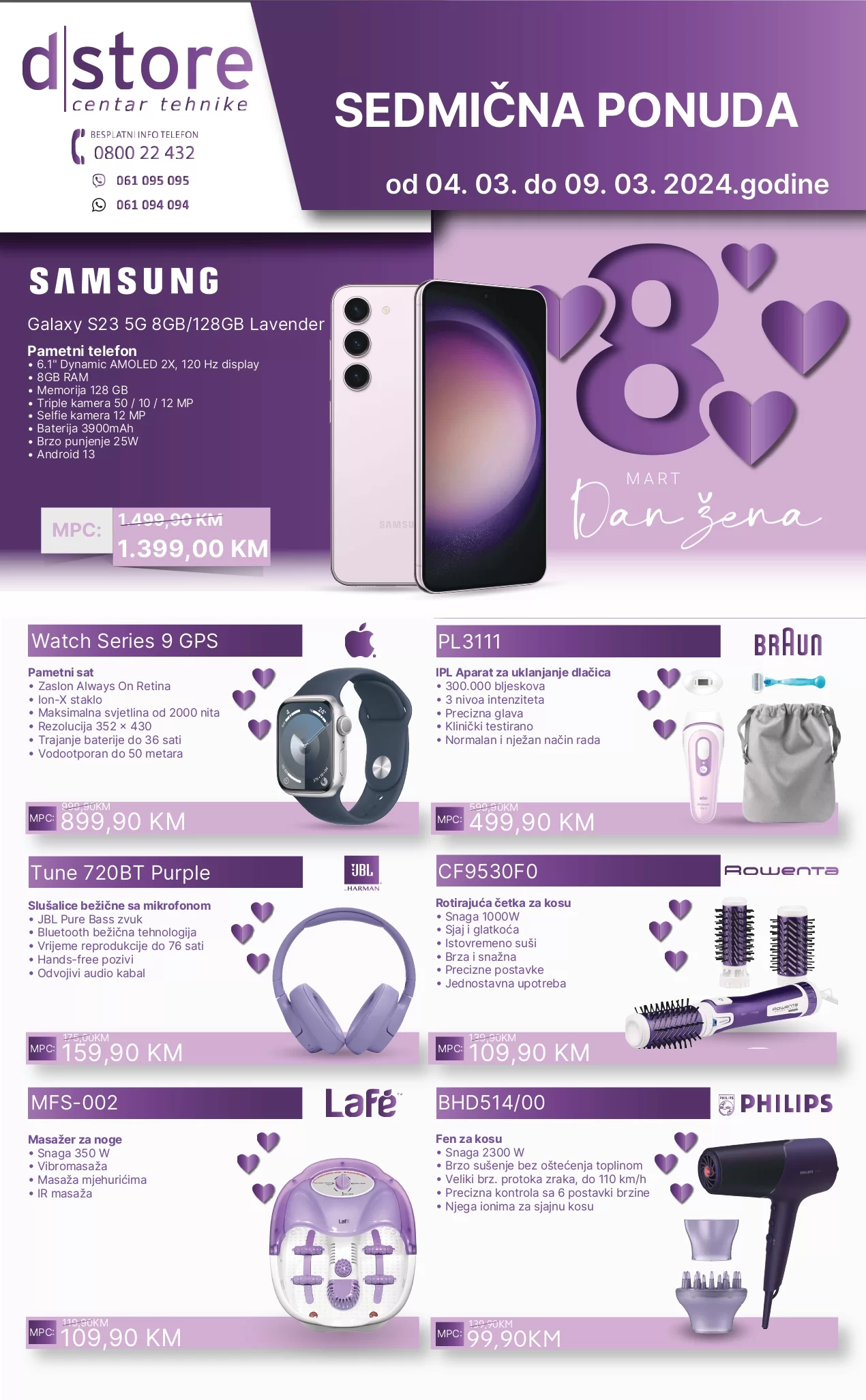 Dstore SEDMIČNA AKCIJA 4-9.3.2024.