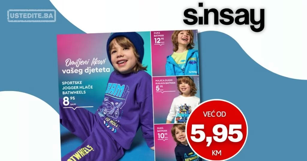 Sinsay NOVA KOLEKCIJA inspirisana serijom Batwheels