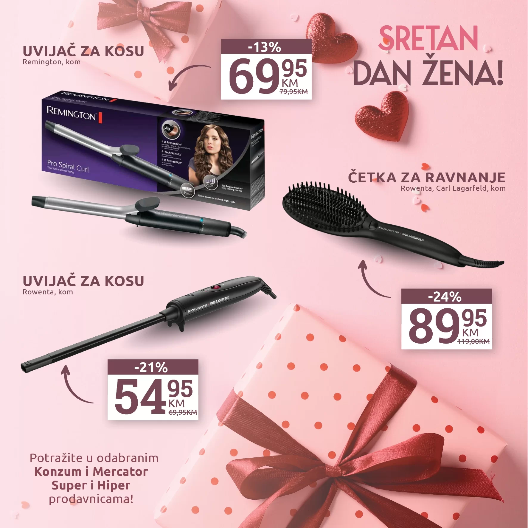 Konzum katalog 8. mart Dan žena 4-10.3.2024.