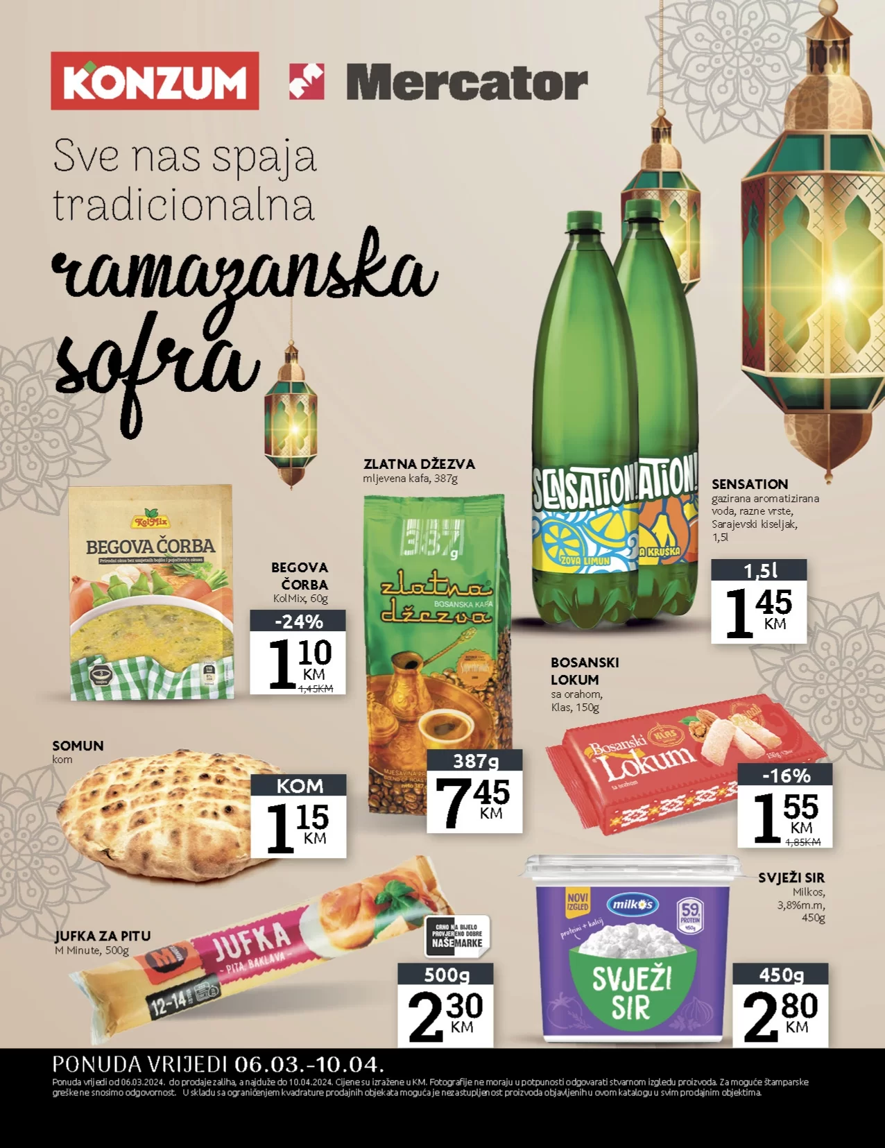 Konzum katalog RAMAZANSKA SOFRA 6.3-10.4.2024.