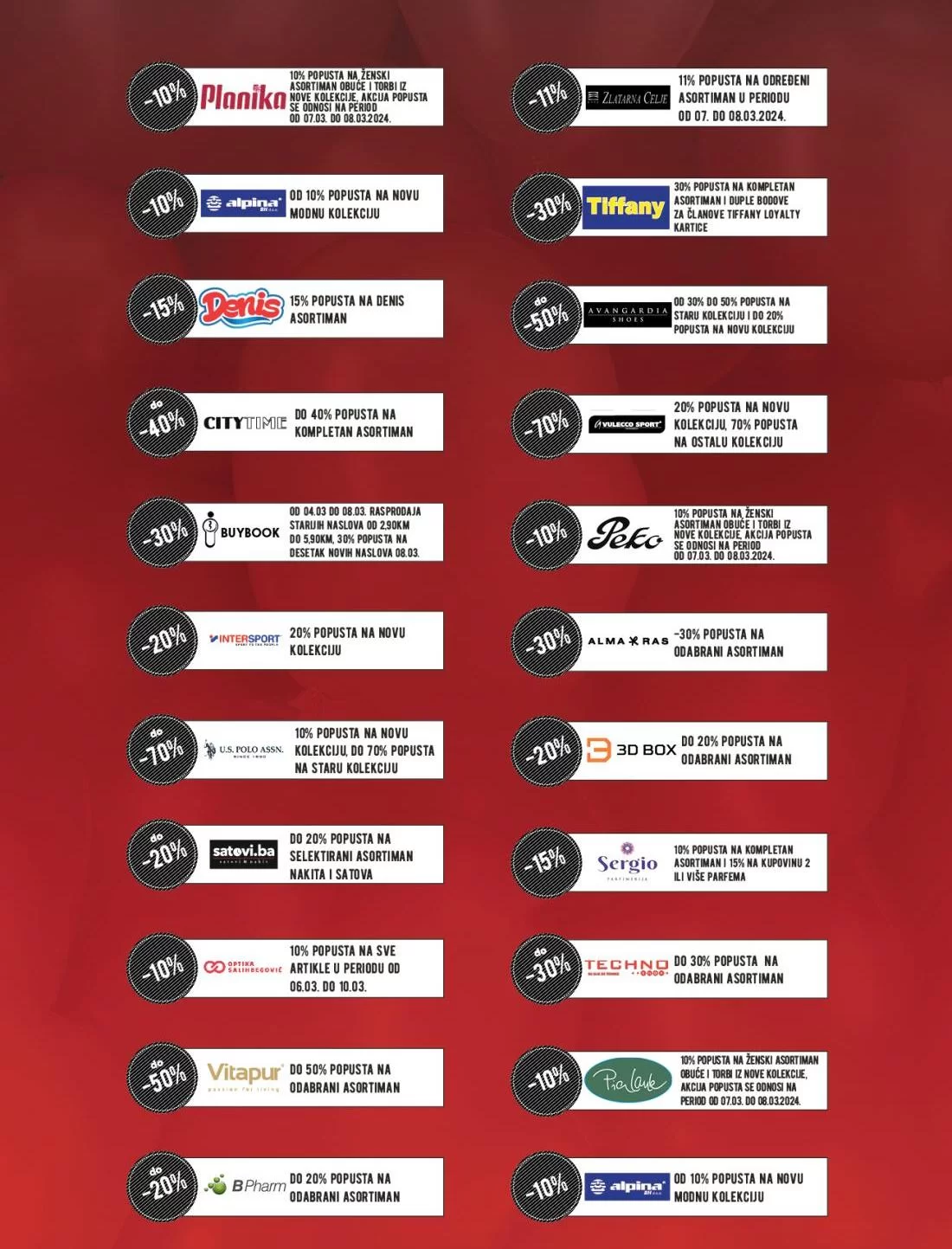 Mercator SNIŽENJE do 70% Dan žena 6-10.3.2023. 