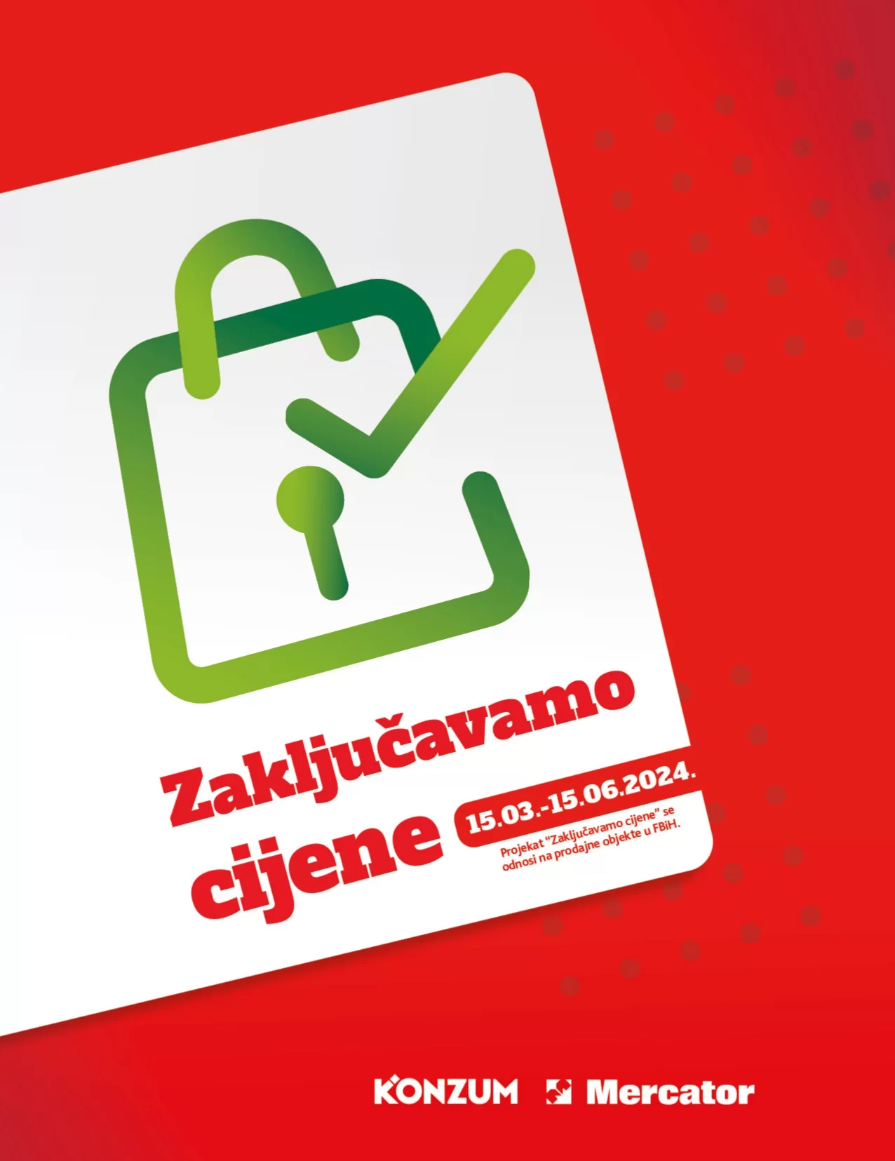 Konzum Zaključavamo cijene 15.3-15.6.2024.