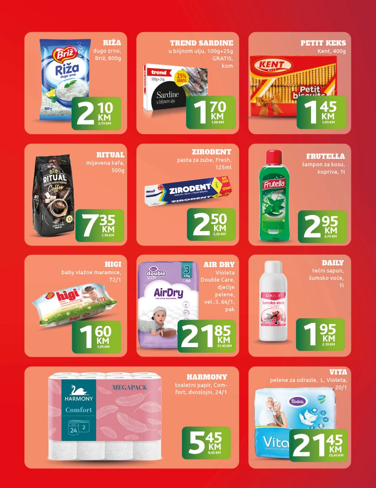 Konzum Zaključavamo cijene 15.3-15.6.2024.