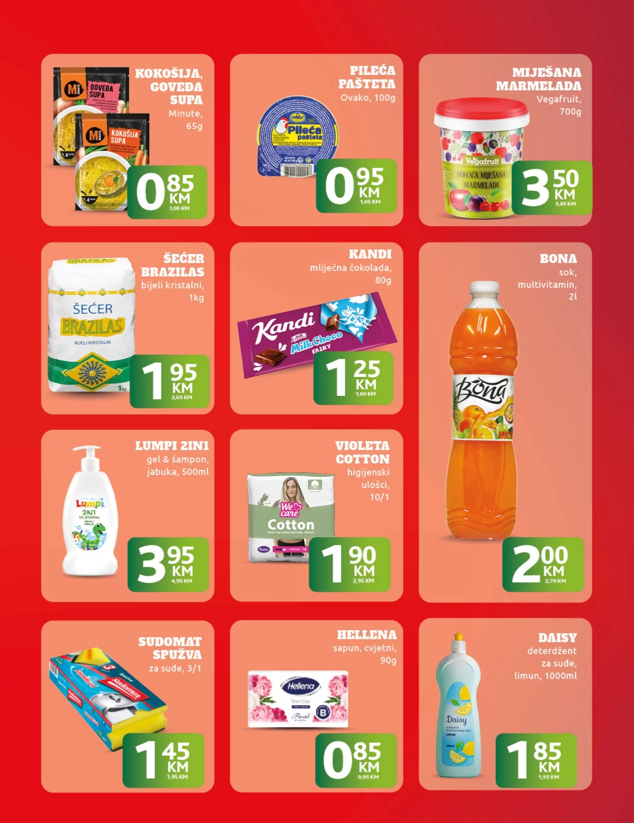 Konzum Zaključavamo cijene 15.3-15.6.2024.