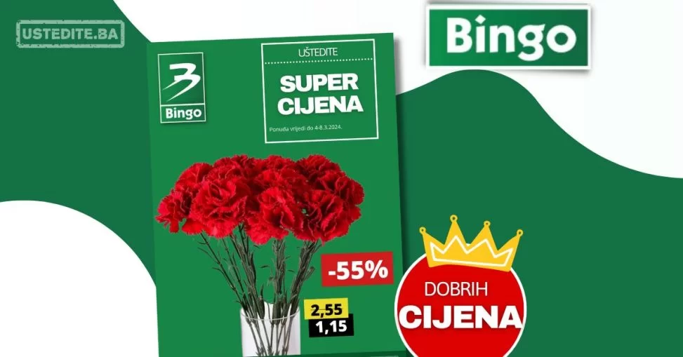 Bingo SUPER CIJENA KARANFILA