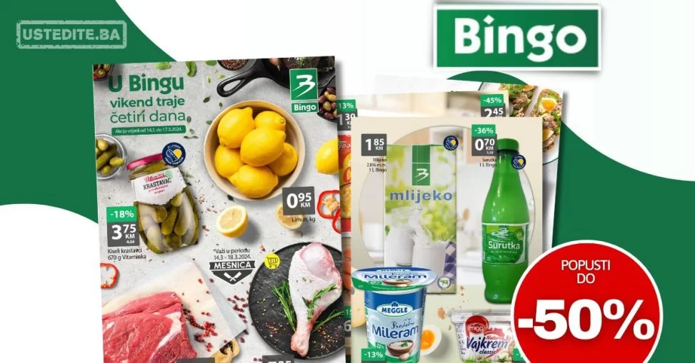 Bingo vikend akcija 14-17.3.2024.