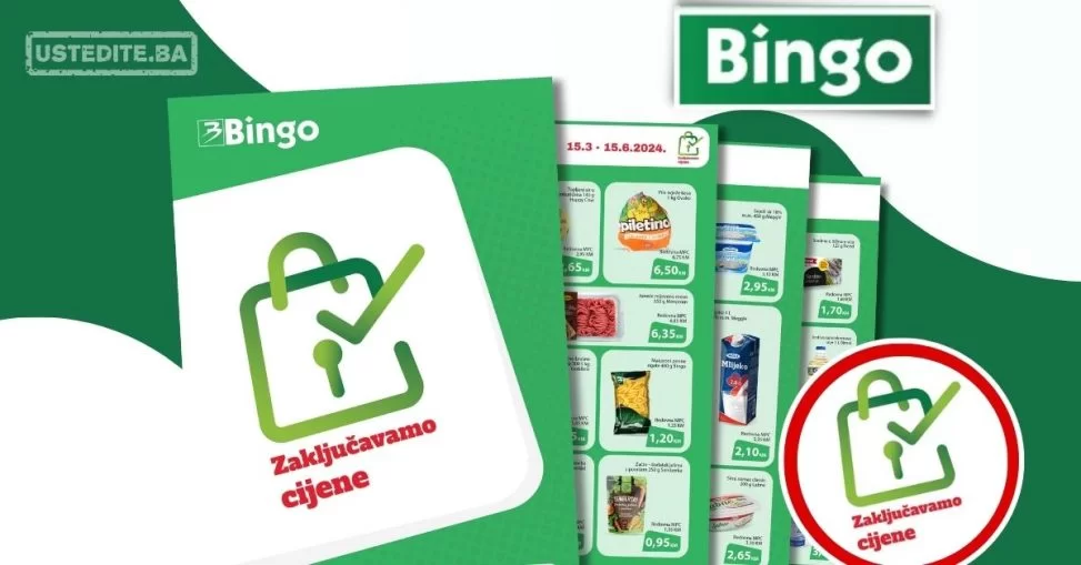 Bingo ZAKLJUČANE CIJENE 15.3-15.6.2024.