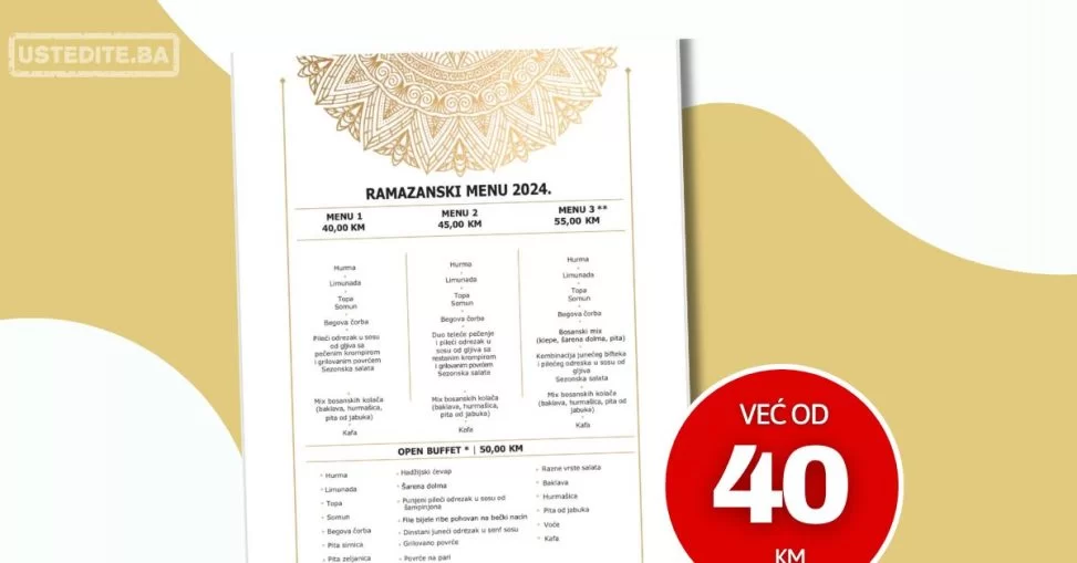 ibis Styles IFTARSKI MENI 📍Sarajevo